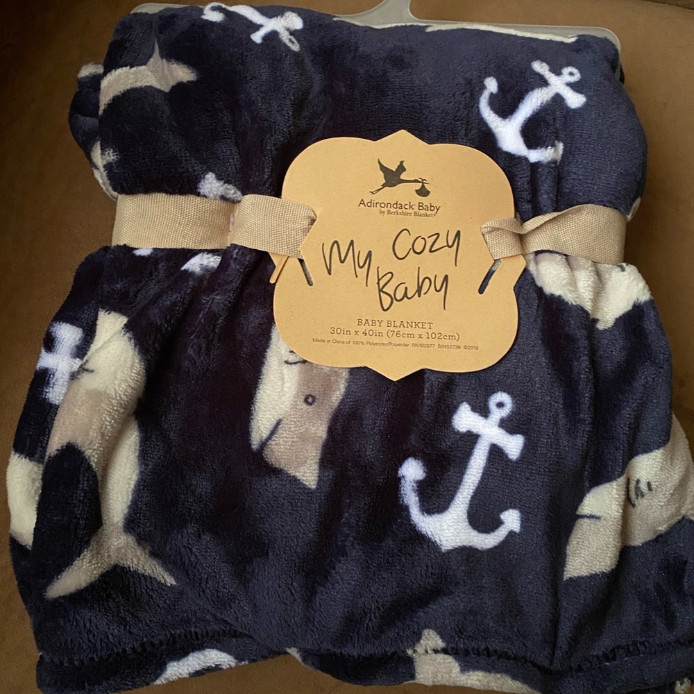 My Cozy Baby blanket  (boys) shark